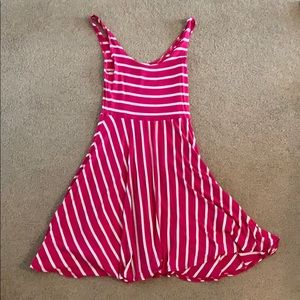 Stripped pink dress